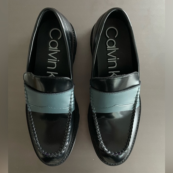 Clavin Klein black loafers - Picture 1 of 7